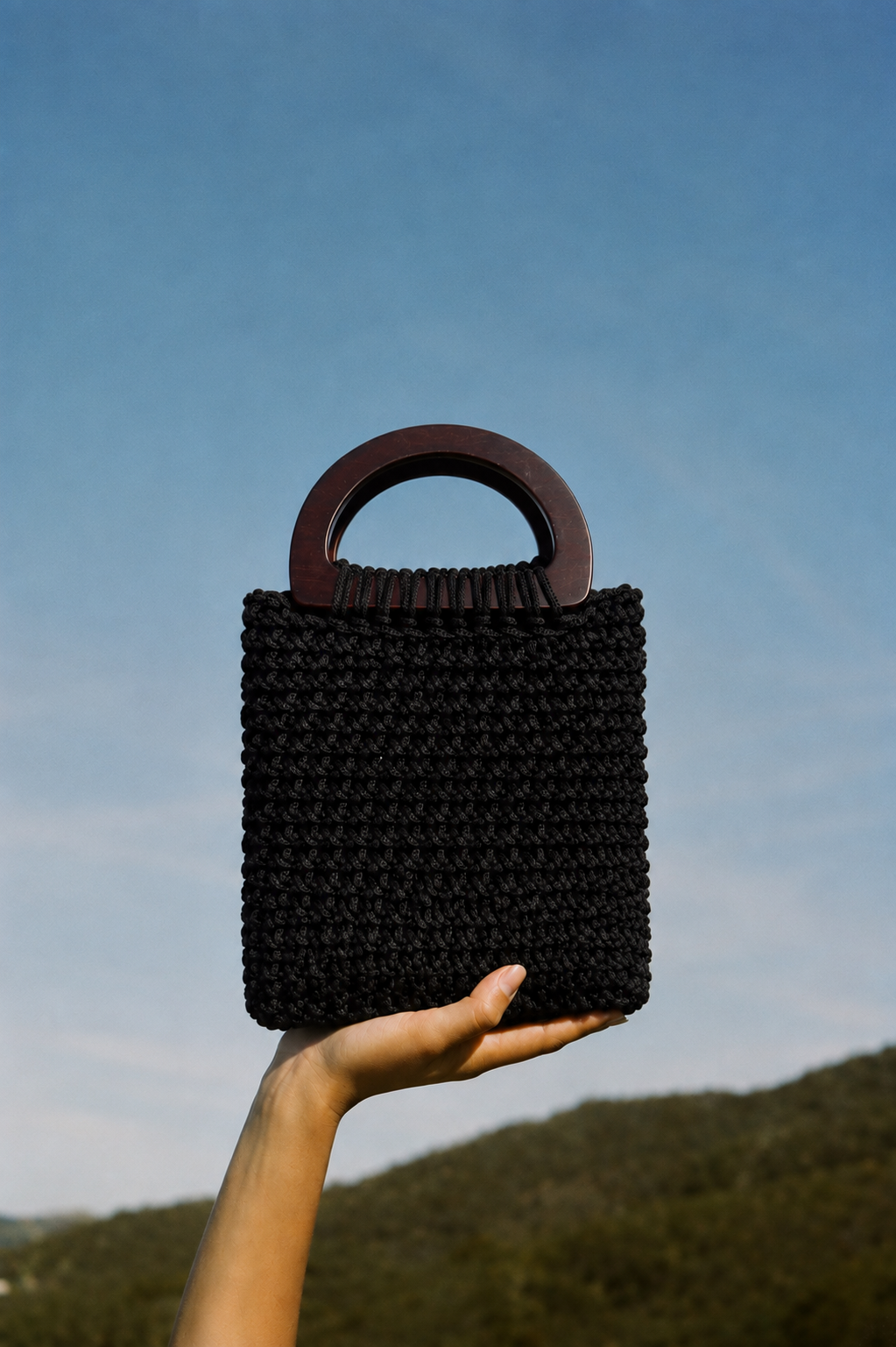 Total Black Maison Handbag