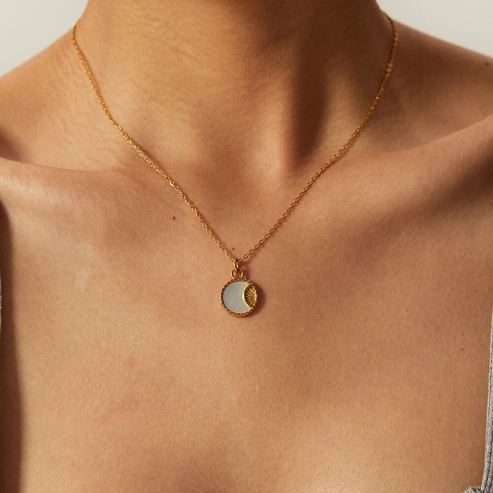 Moon necklace