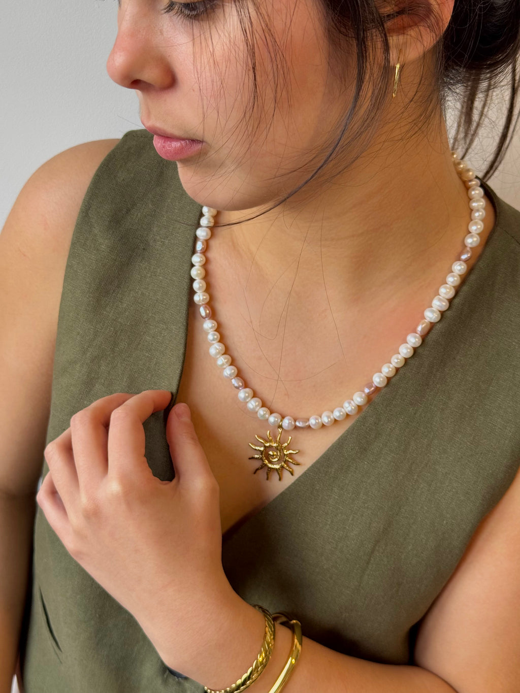 Anais Fresh Water Pearl Handmade Necklace