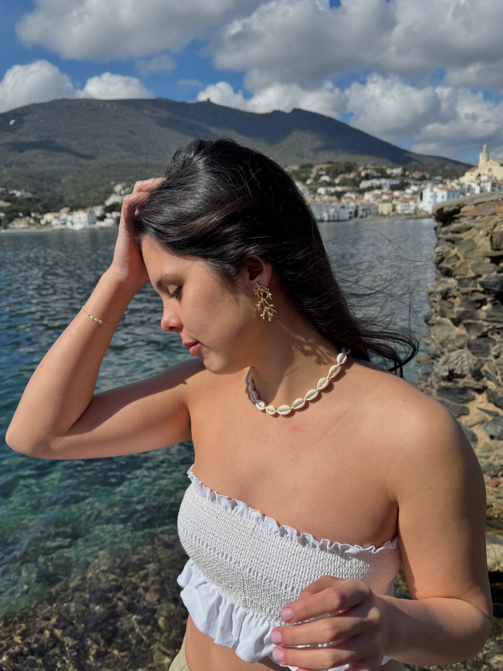Coral Earrings