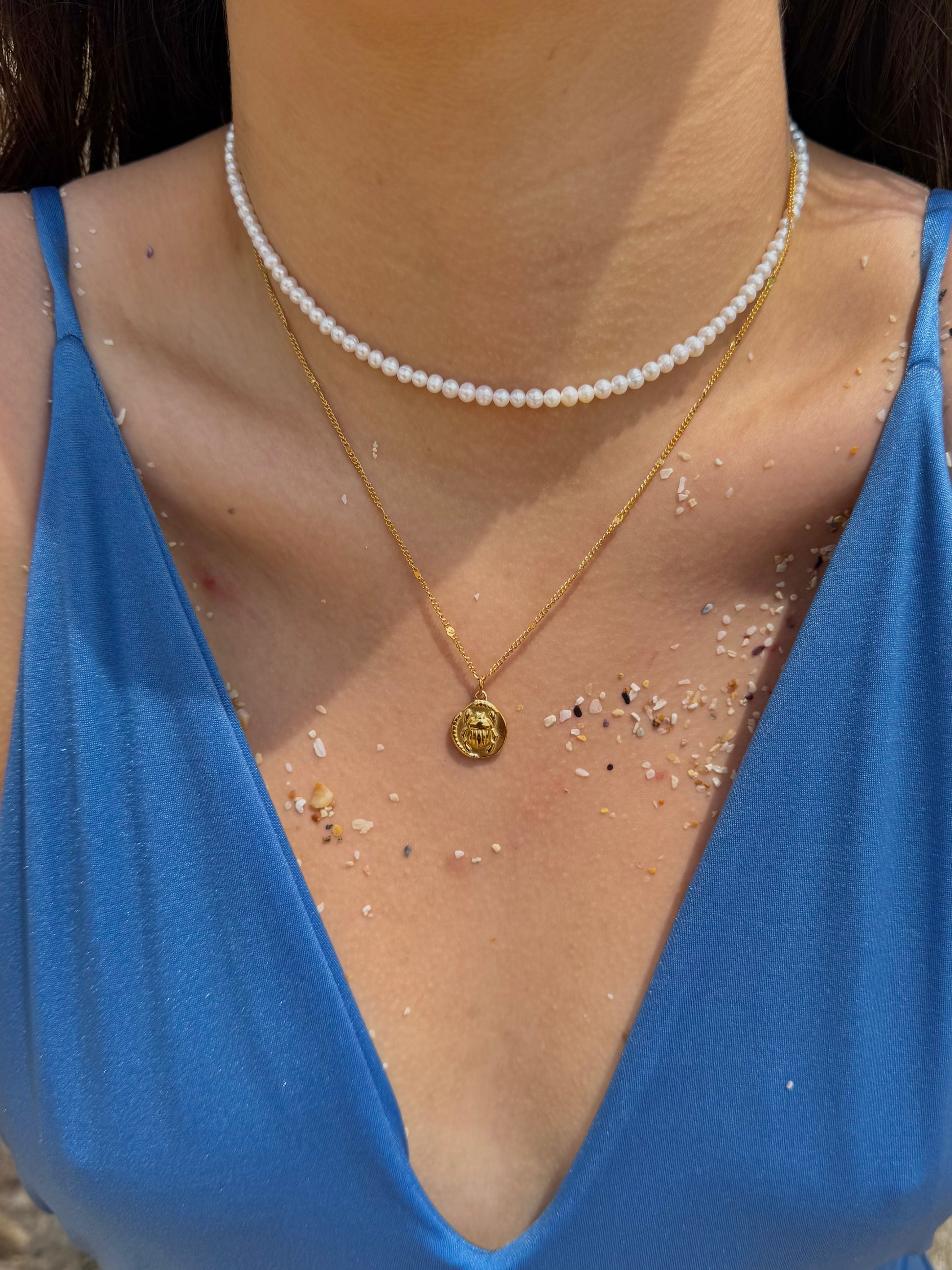 Egyptian Scarab Necklace