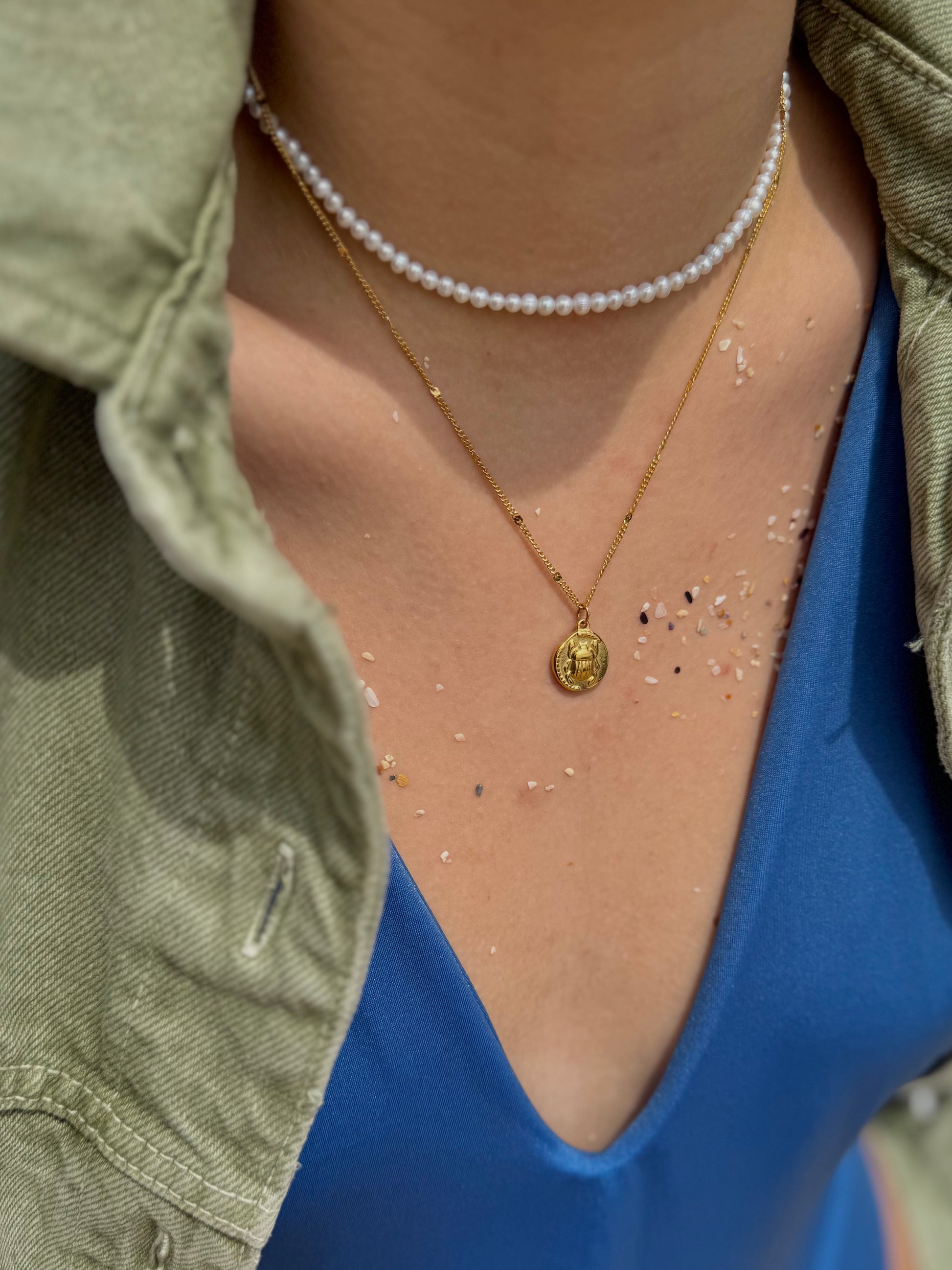 Egyptian Scarab Necklace