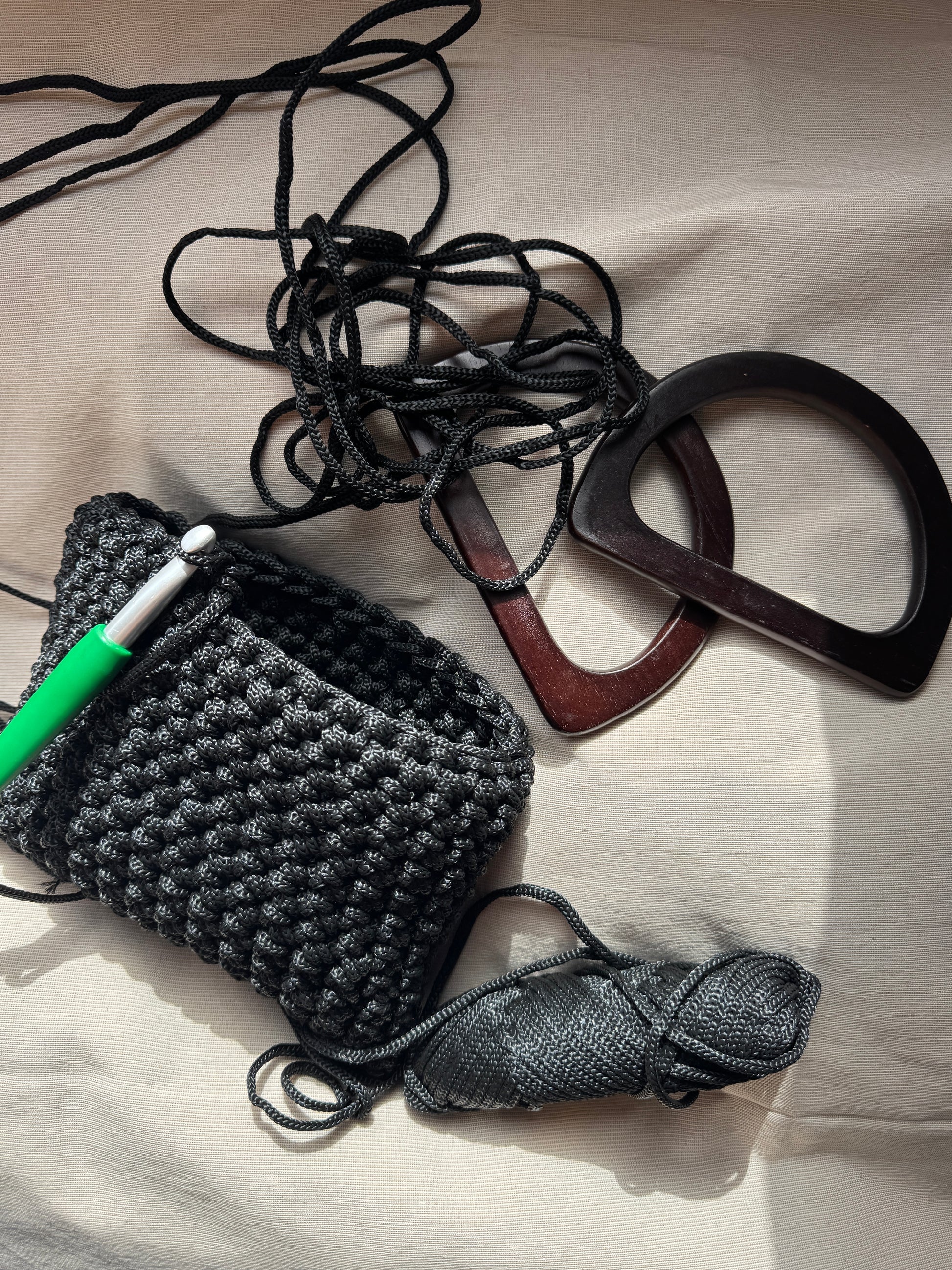 Total Black Maison Handbag