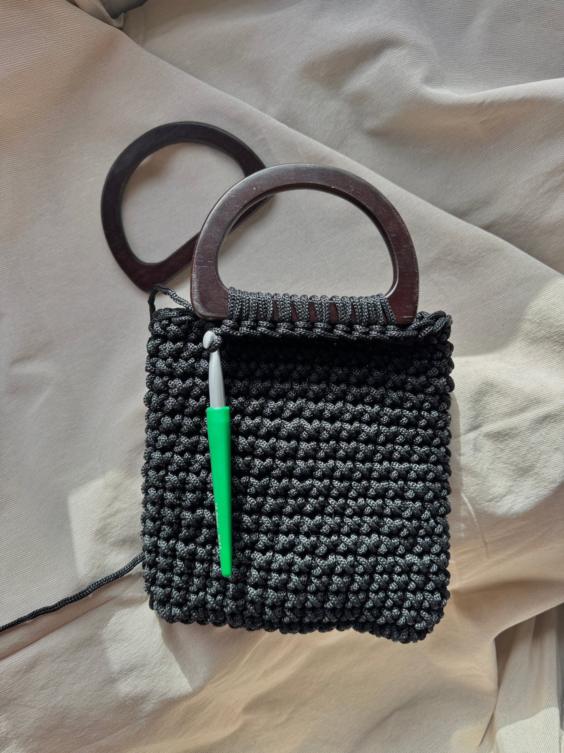 Total Black Maison Handbag