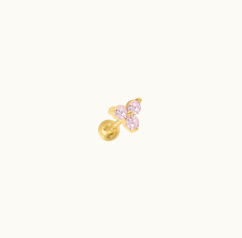 Gisèle Baby Pink Zircon Cartilage Stud
