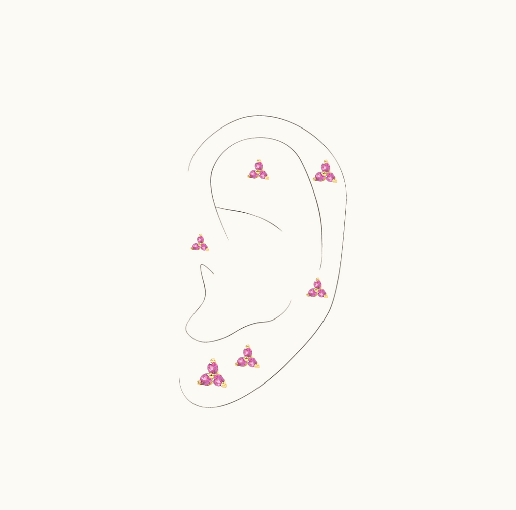 Gisèle Pink Zircon Cartilage Stud