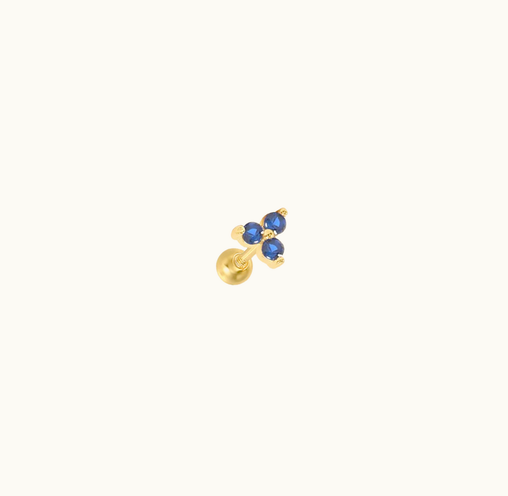 Gisèle Blue Zircon Cartilage Stud