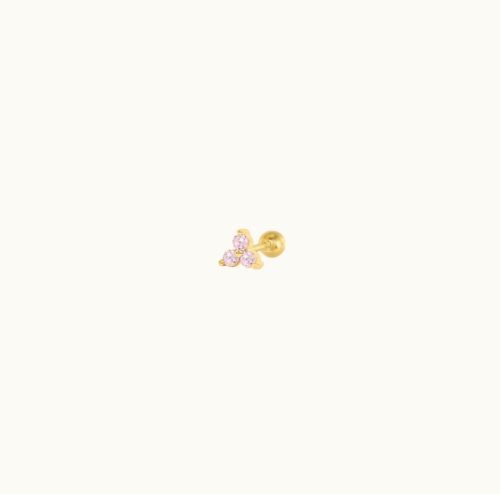 Gisèle Baby Pink Zircon Cartilage Stud