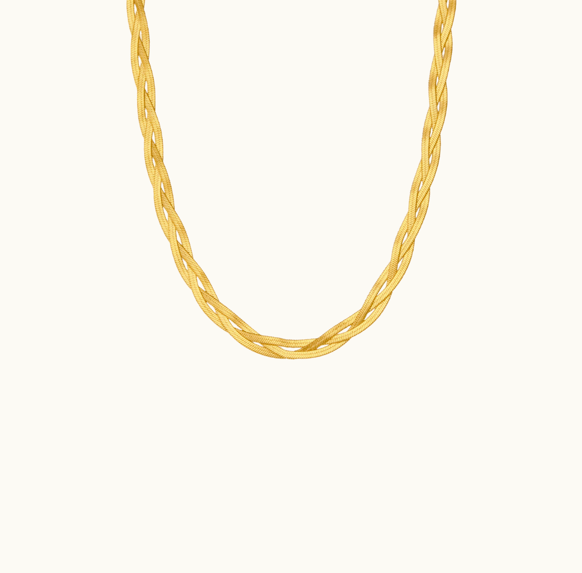 Braided Snake Chain Necklace