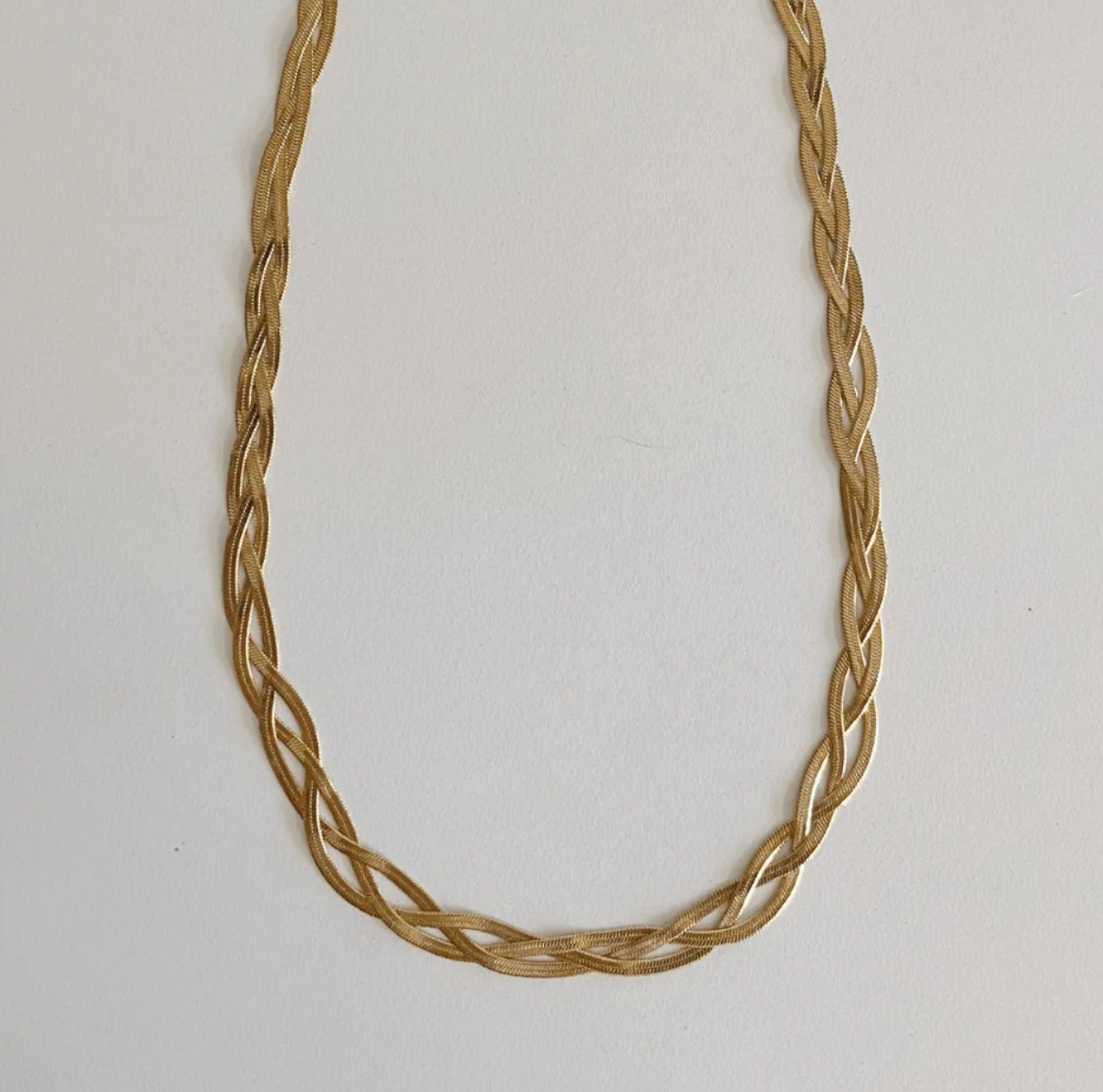 Braided Snake Chain Necklace