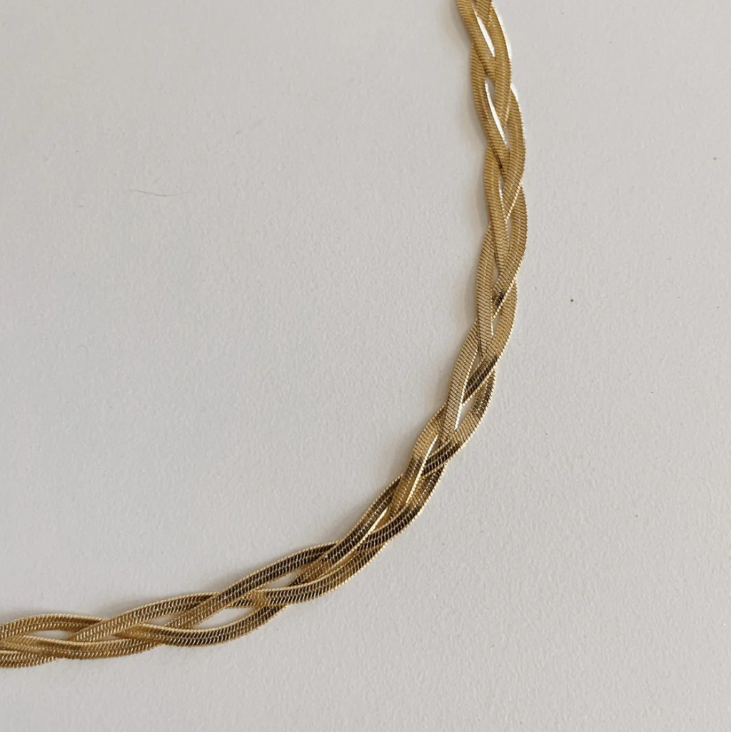 Braided Snake Chain Necklace