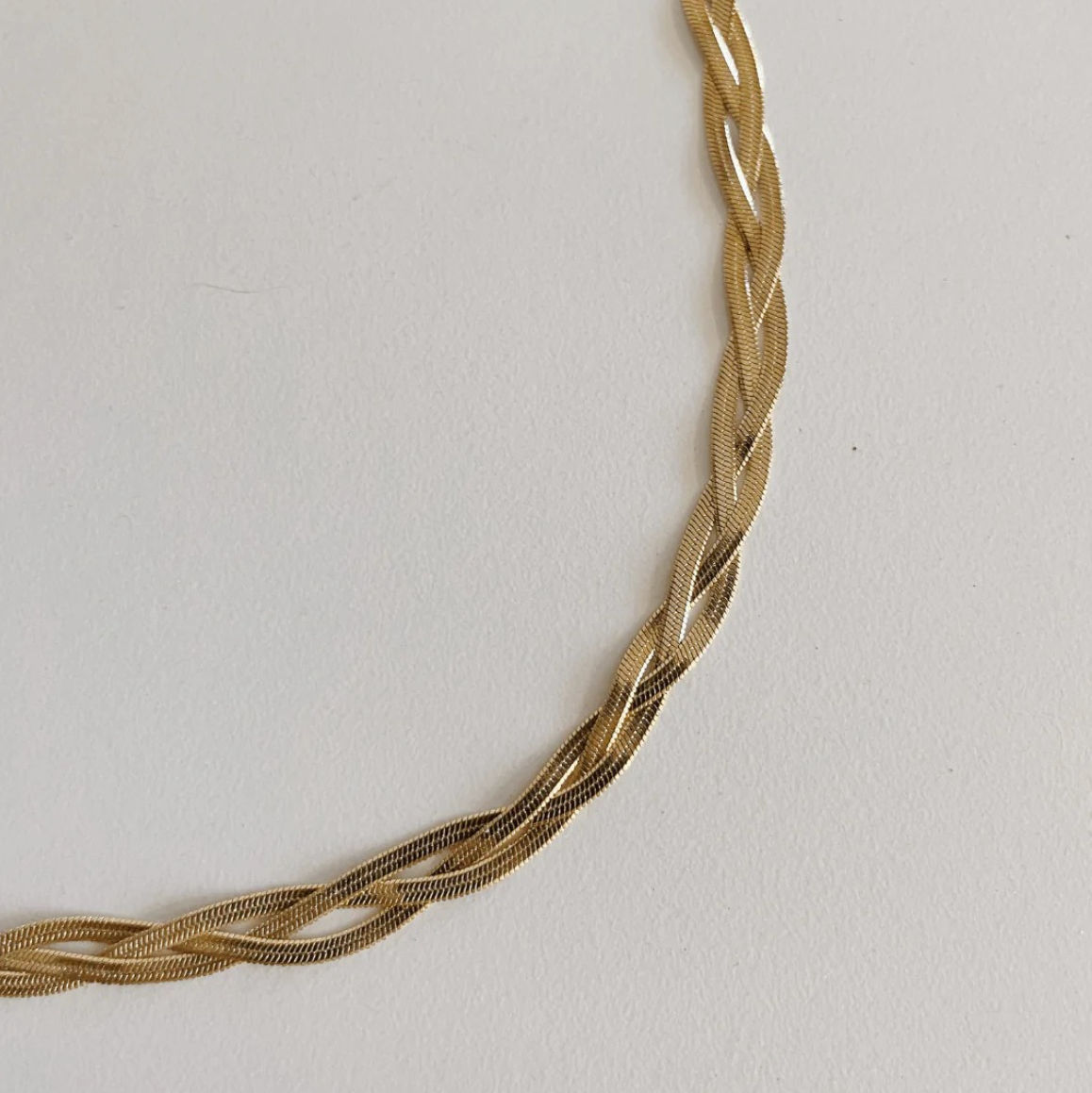 Braided Snake Chain Necklace