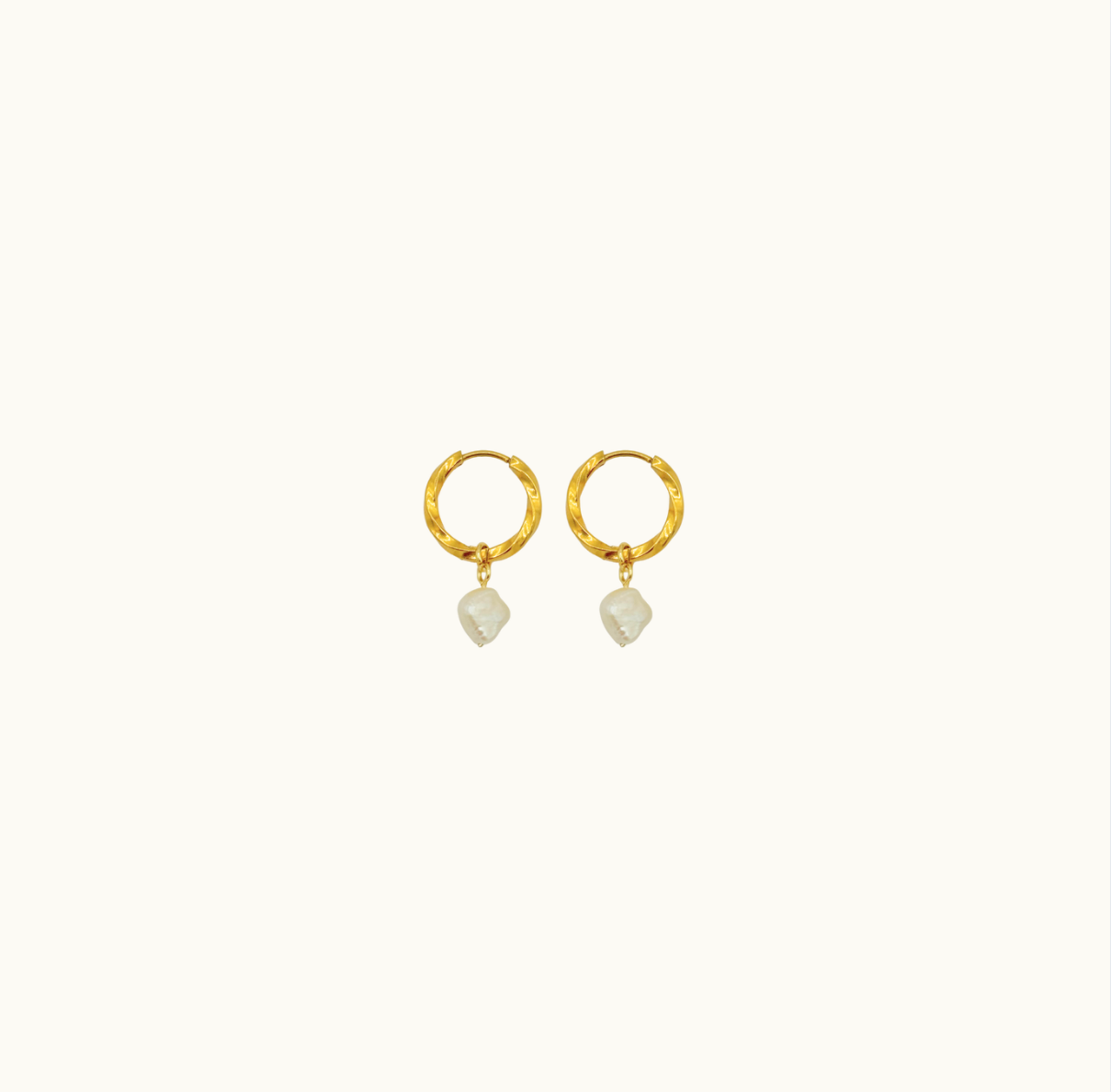 Isla Pearl Hoops