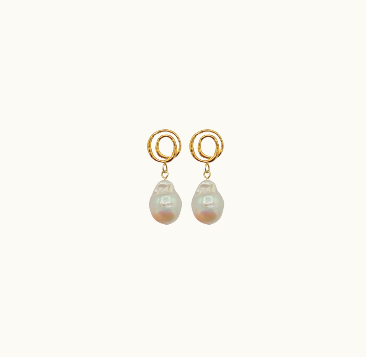 Éclat d’Eau Pearl Hoops