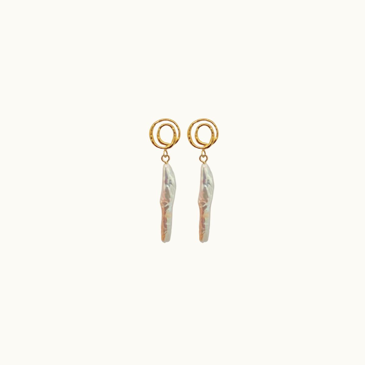 Solène Long Pearl Earrings