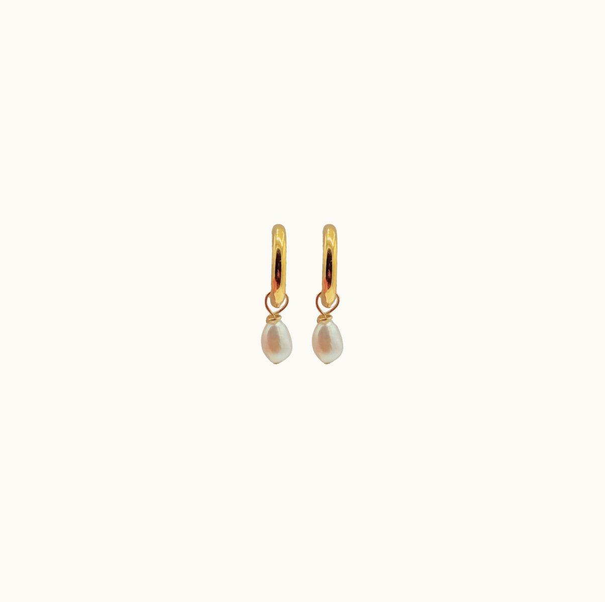 Luminara Pearl Hoops