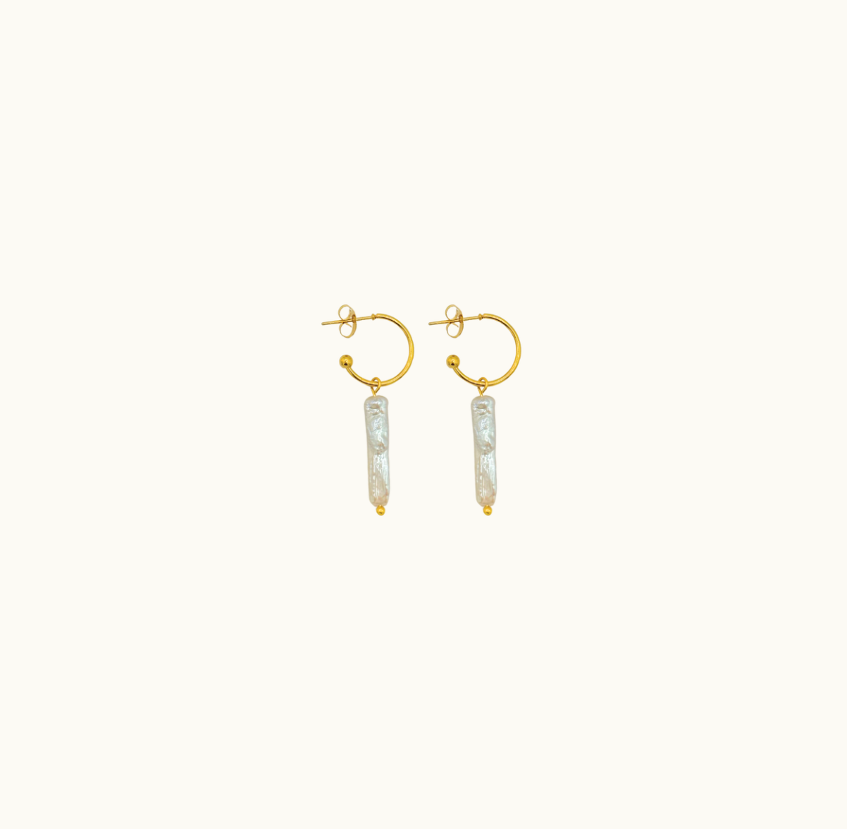 Maristella Long Pearl Earrings