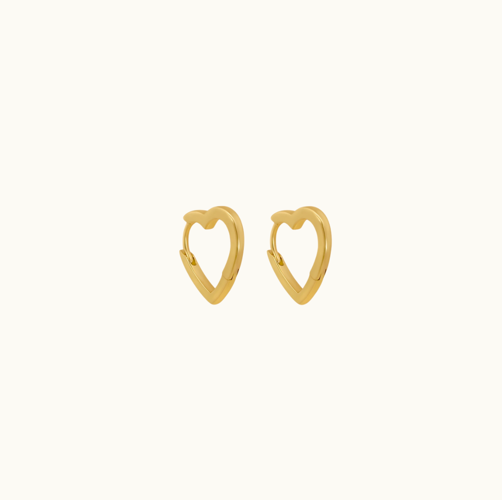 Dolce Heart Hoops