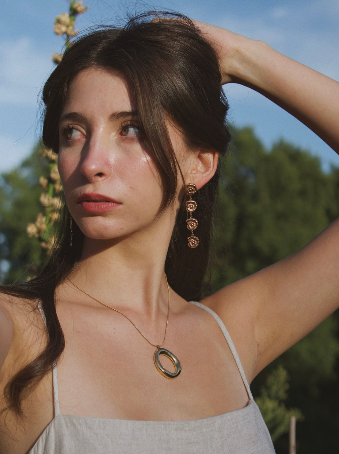 Conchiglia Long Earrings