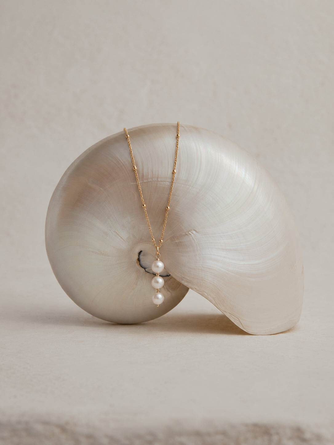 Three Pearl Necklace